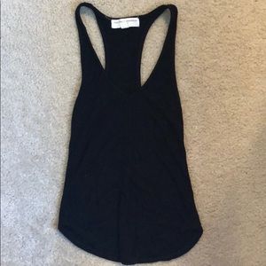 Urban Outfitters ribbed black racerback tank